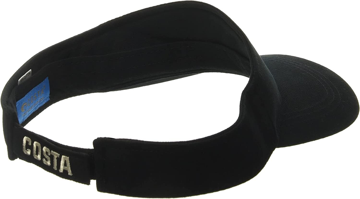 Costa Cotton Visor, Black