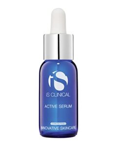 is clinical active serum; face serum, anti-aging, helps skin with acne and pigmentation, 0.5 fl oz