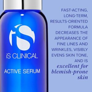 iS CLINICAL Active Serum; Face Serum, Anti-Aging, Helps skin with acne and pigmentation, 0.5 Fl Oz