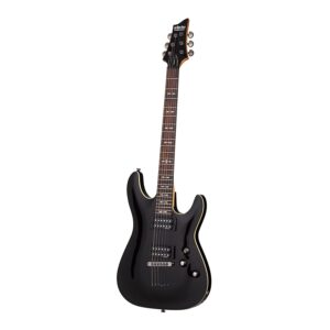 schecter omen-6 6-string electric guitar (right-hand, black)