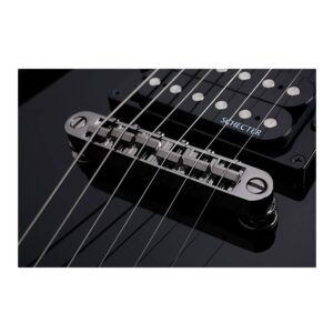 Schecter Omen-6 6-String Electric Guitar (Right-Hand, Black)