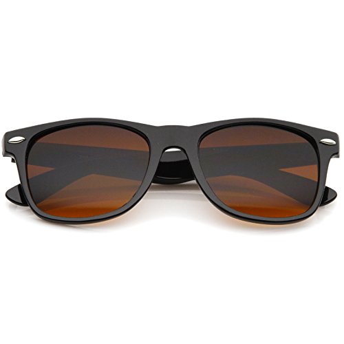 Blue Blocking Driving Wayfarers Sunglasses Amber Tinted Lens 8451