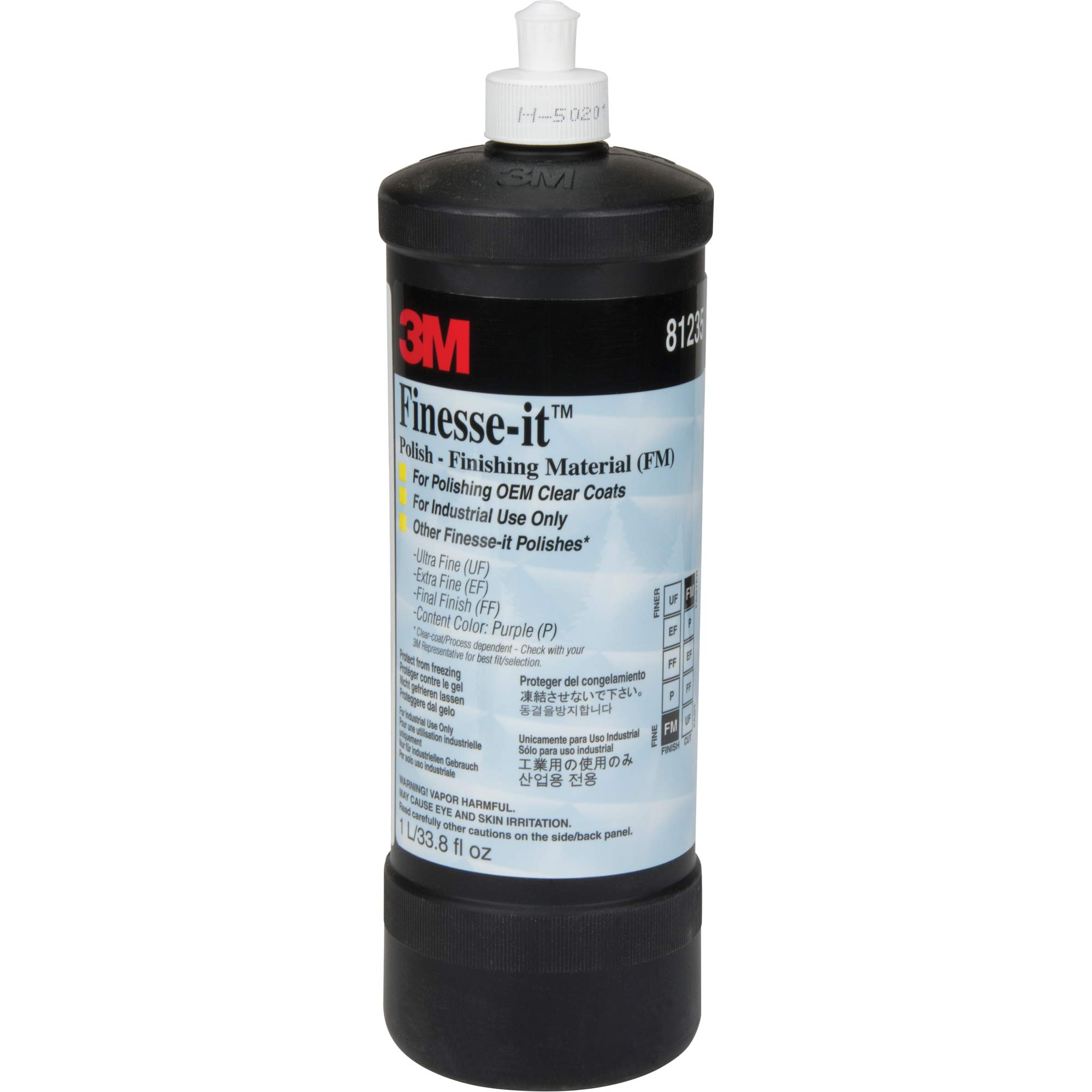 3M Finesse-it Polish - Finishing Material, 81235, White, Easy Clean Up, Liter