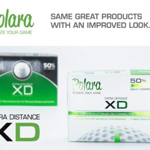 Polara Ultimate Straight Premium Golf Balls | Hook and Slice Correction | Handicap Range 12+ | Perfect for Recreational Golfers | 1 Dozen (12-Balls) | 2pc Construction of Central Core and Outer Cover