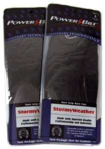 powerbilt stormyweather golf rain gloves mens small new