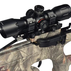 UTG 4X32 1" Crossbow Scope, Pro 5-Step RGB Reticle, QD Rings