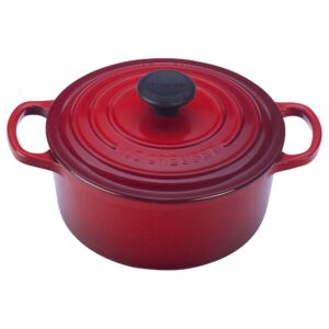 le creuset enameled cast iron signature round dutch oven, 2 qt., marseille