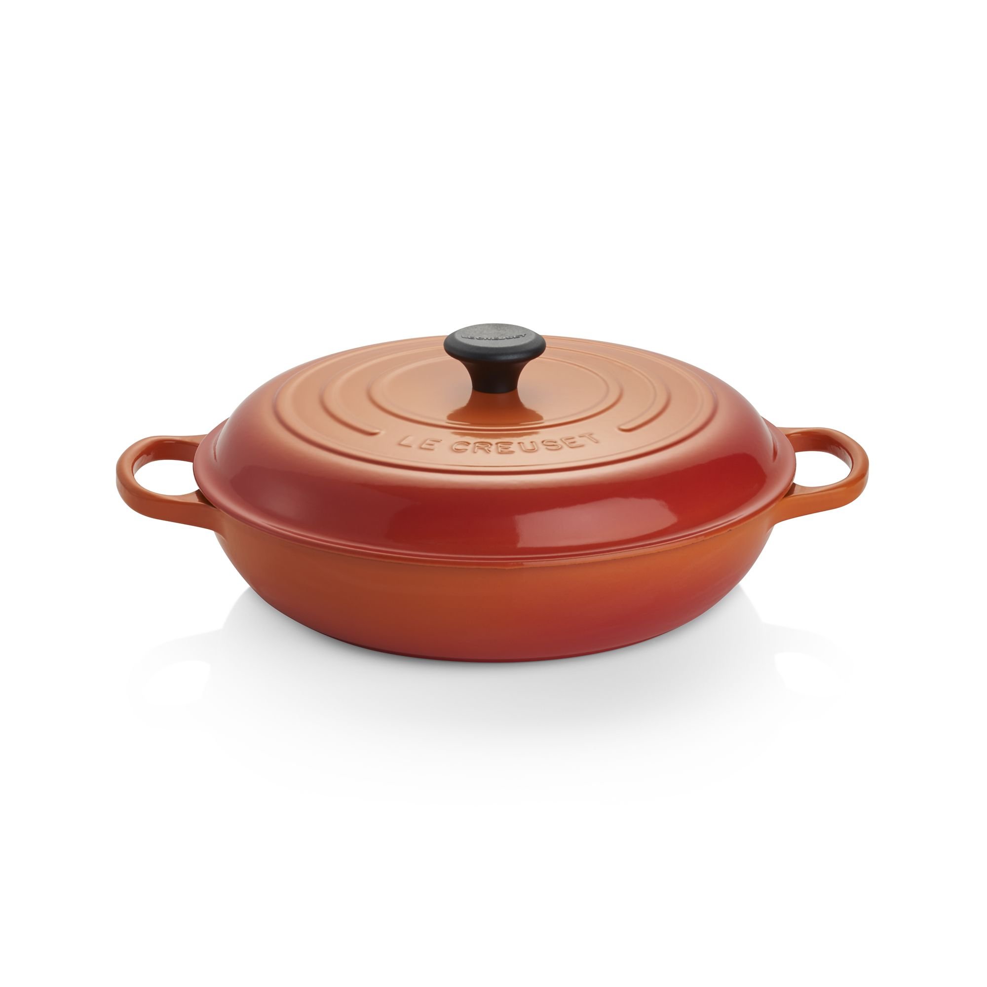 Le Creuset Enameled Cast Iron Signature Braiser, 5 qt. , Flame