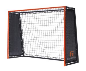 goalrilla striker soccer rebound trainer with double-sided, ultra-responsive rebounding net and goal, large