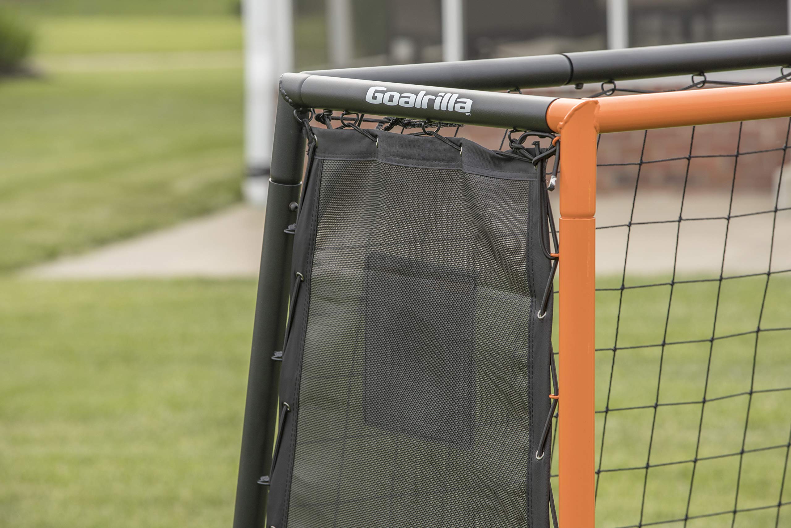 Goalrilla Striker Soccer Rebound Trainer with Double-Sided, Ultra-Responsive Rebounding Net and Goal, Large