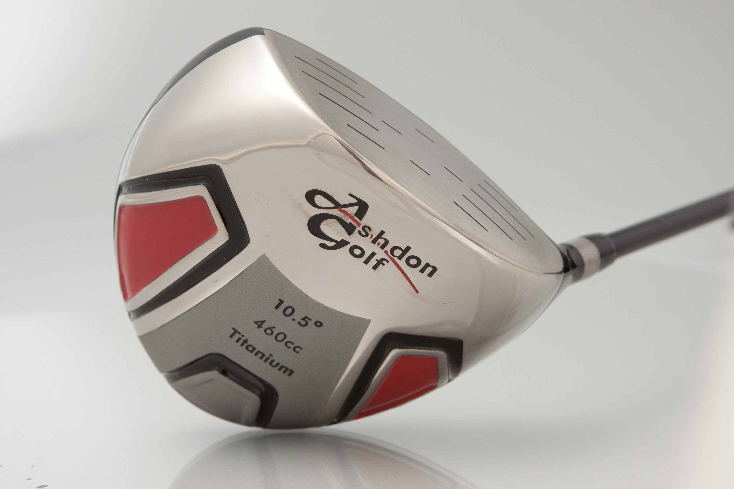 Ashdon Golf Black Silver Driver, 10.5 Degree Loft, Senior Flex