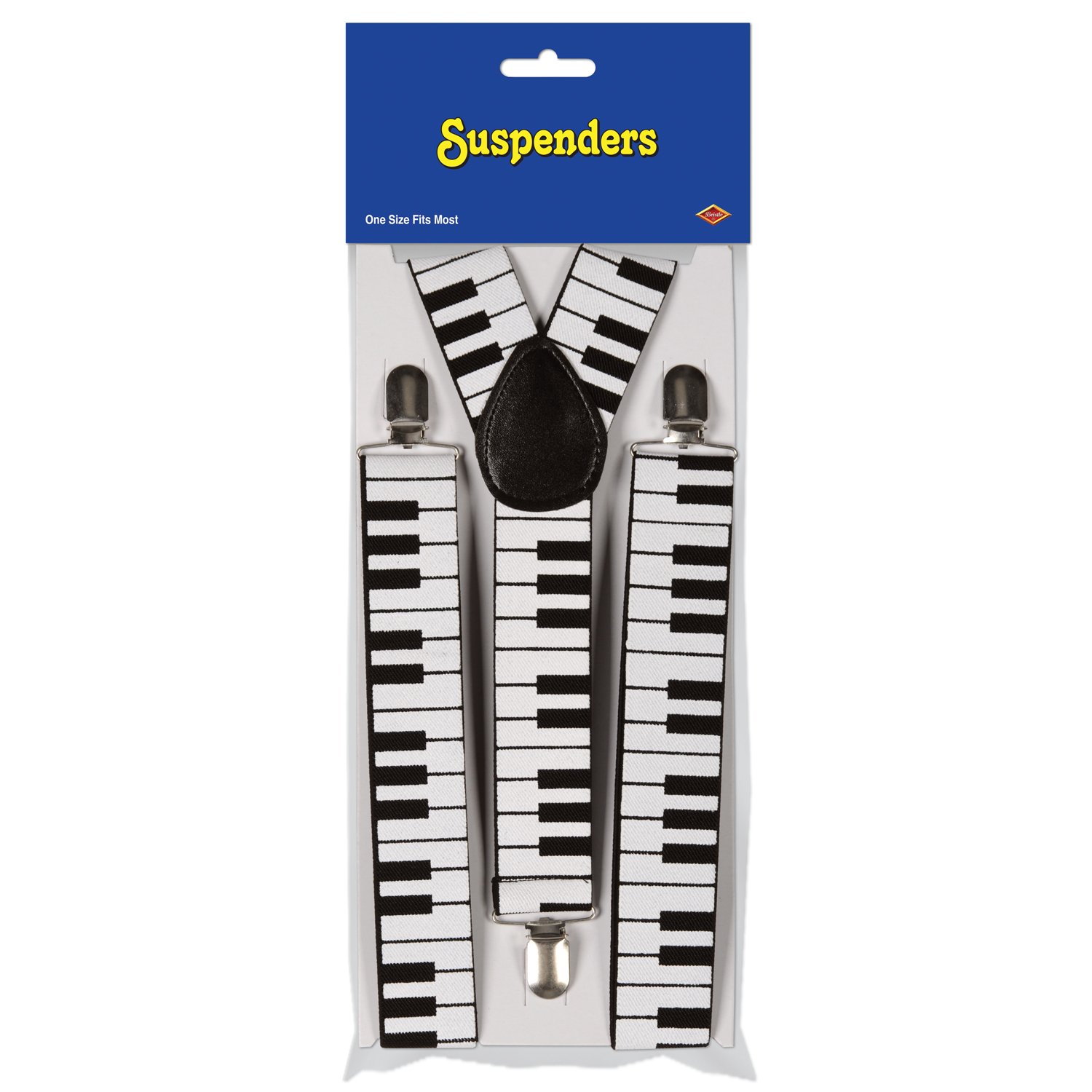 Beistle Piano Keyboard Suspenders