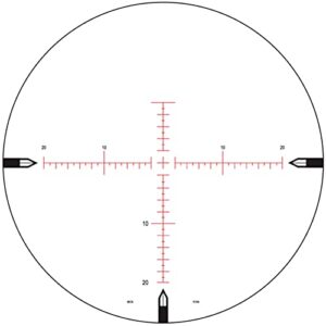 NIGHTFORCE NXS 5.5-22x50mm F2 30mm Tube Durable Precise Accurate Black Gun Scope - ZeroStop Parallax Adjustable Second Focal Plane Shooting Scope, Moar - 20 MOA Reticle (C433)