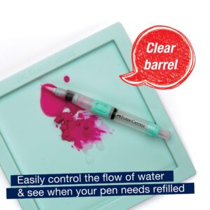 Faber-Castell Deluxe Water Brush Pen - Refillable Aqua Brush Pen for Watercolor