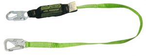 miller honeywell safety products by 913b/6ftgn backbiter tie back lanyard, green