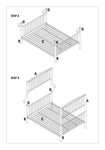 Powell Heavy Metal Bunk Bed, Full Over Full, Pewter