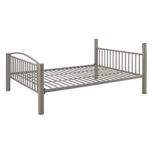 Powell Heavy Metal Bunk Bed, Full Over Full, Pewter