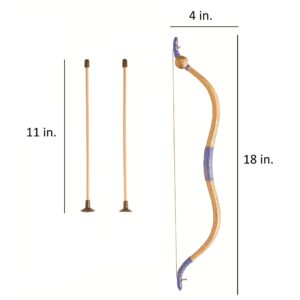 Disney Princess Merida Brave Girls' Bow & Arrow, Tan/Purple