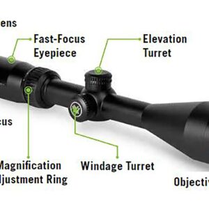 Vortex Optics Crossfire II Dead Hold BDC Reticle Riflescope, 3-9x40, Black (CF2-31007)