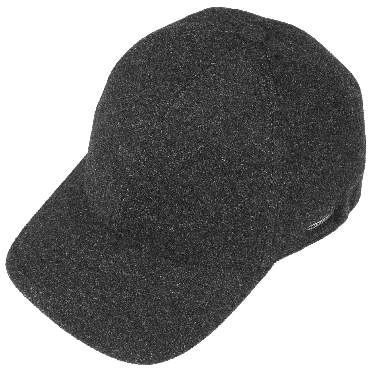 Stetson Vaby Ear Flaps Cap Men anthracite 7 1/2-7 5/8