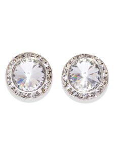 dasha 17mm pierced crystal performance earrings crystal 2710p