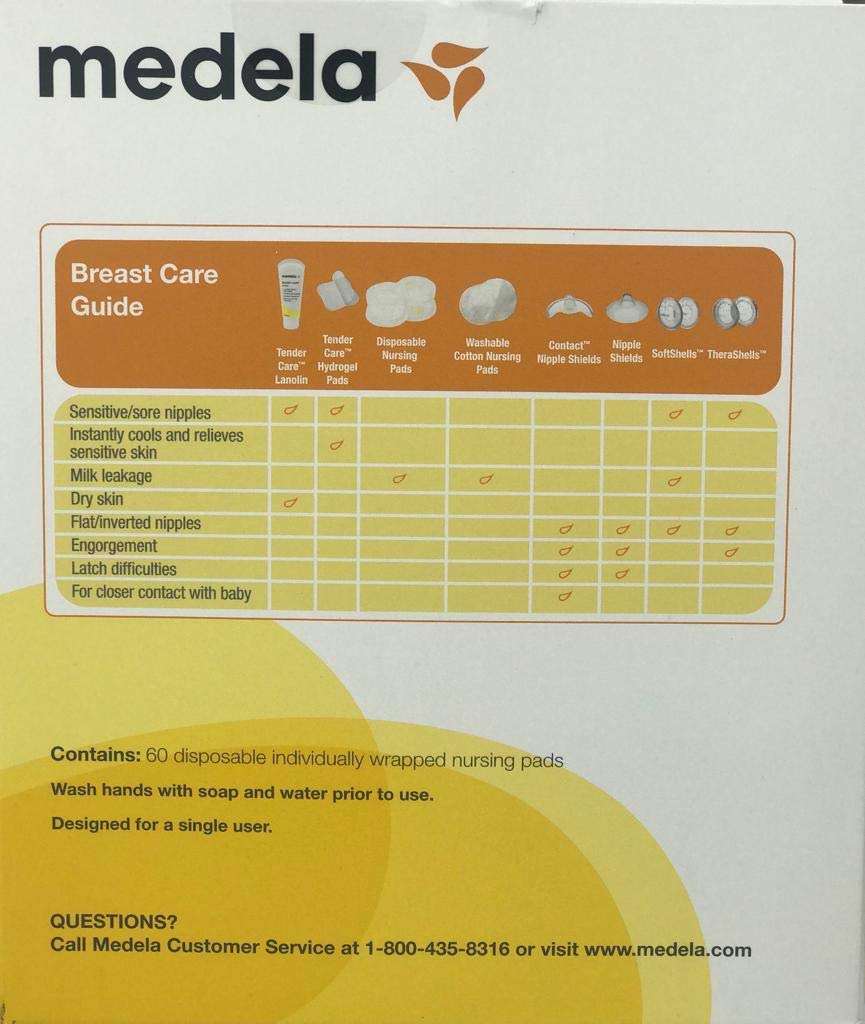 Medela Disposable Nursing Bra Pads - 60 Pack