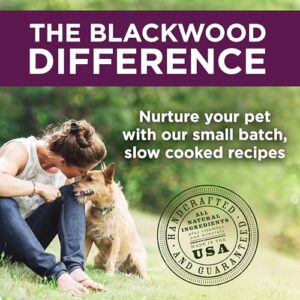 Blackwood Special Diet All Life Stages Dry Dog Food, 30Lb., Salmon Meal & Brown Rice Recipe, Sensitive Skin and Stomach, Grain Free Dog Food