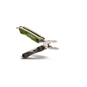 Gerber Gear Dime 12-in-1 Mini Multi-tool - Needle Nose Pliers, Pocket Knife, Keychain, Bottle Opener - EDC Gear and Equipment - Green