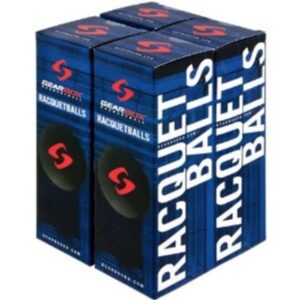 gearbox racquetballs - black 4 boxes of 3 balls