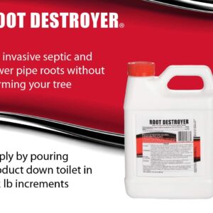 Root Destroyer – 2lbs- Root Killer for Sewer & Pipe Lines- Stops New Growth – Safe for All Plumbing