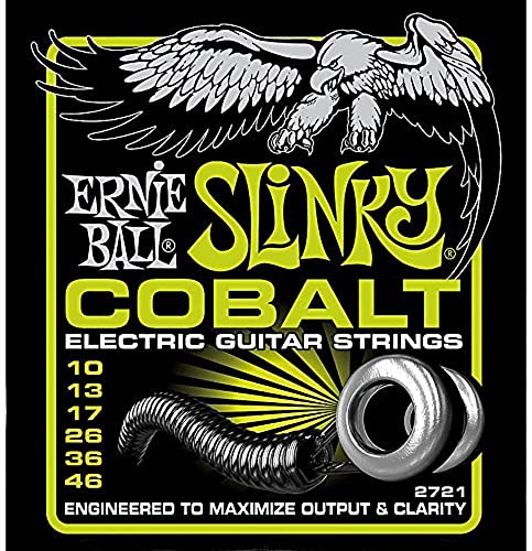 Ernie Ball Regular Slinky Cobalt Electric Guitar Strings - 10-46 Gauge