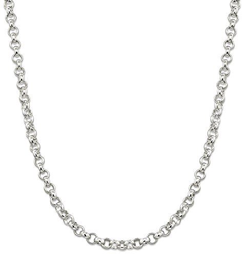 IceCarats 925 Sterling Silver 6.75mm Cable Link Chain Belcher Necklace 18 inch