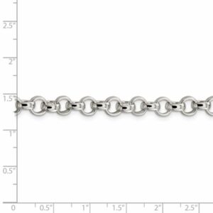 IceCarats 925 Sterling Silver 6.75mm Cable Link Chain Belcher Necklace 18 inch