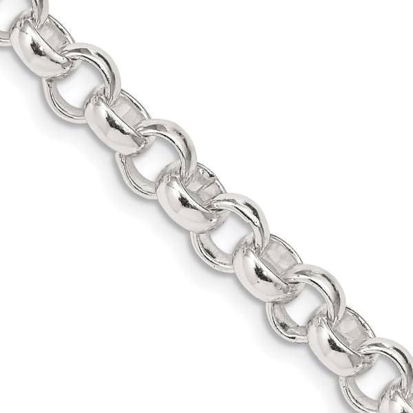 IceCarats 925 Sterling Silver 6.75mm Cable Link Chain Belcher Necklace 18 inch