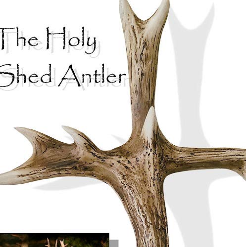 Mountain Mike's Reproductions Antler Holy Shed Cross - Rustic Deer Antler Decor - Great Gifting for Nature Lover - Cross Wall Decoration - Home Decor Made From Real Antler