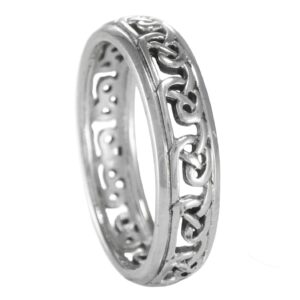 celtic infinity knot band ring for men or women (available sz 4-15) sz 15