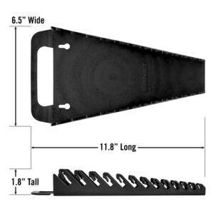 Ernst Manufacturing 5014 13-Wrench Portable Gripper Organizer - Versatile, One-Handed Access, Fits 1/4" to 1" & 6-19 mm Wrenches