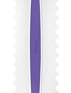 Wilton Comb Icing Smoother Set-3 Piece, White/Purple