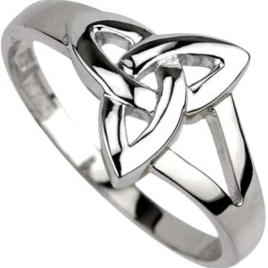 Solvar Trinity Knot Ring Sterling Silver Sz 8