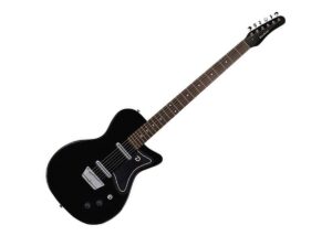 danelectro 56 baritone electric guitar (black)