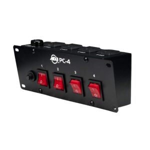 ADJ Products PC-4, AC Power Center, Central Power Control for DJ Booth or Light Show