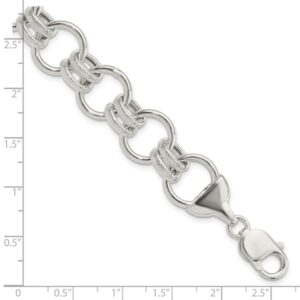 IceCarats 925 Sterling Silver Chain Bracelet 7.5 inch