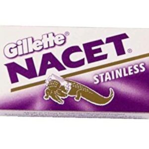 100 NACET STAINLESS Double Edge Razor Blades