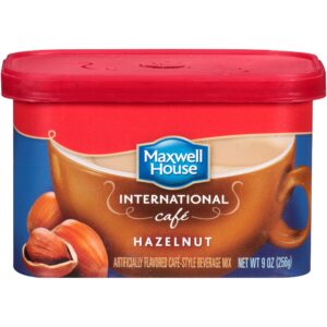 maxwell house international cafe hazelnut (434870) 9 oz (pack of 8)