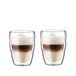 BODUM Pilatus Double, 2 Count (Pack of 1), Transparent, 8