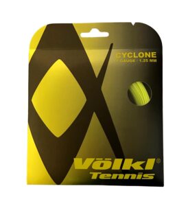 volkl cyclone set neon tennis string (yellow, 17-gauge)