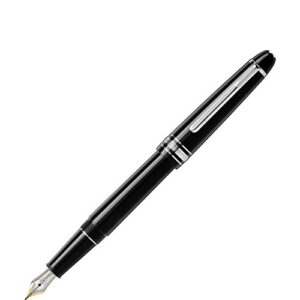 montblanc 145-meisterstuck classique platinum fountain pen, medium nib (106522)