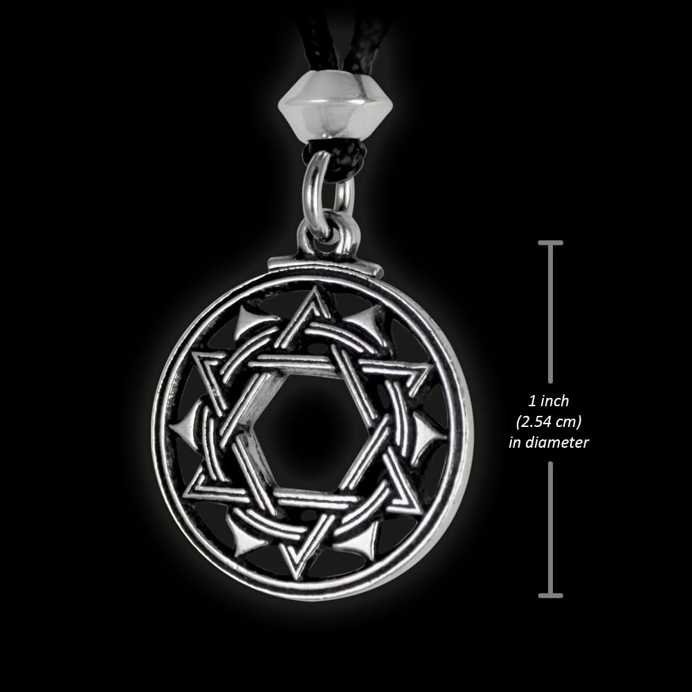 Star of Inner Balance Pendant Hexagram Necklace Jewelry