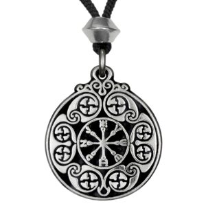 Celtic Protection Talisman - Pewter Sigil of Defense Amulet