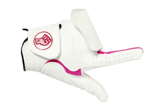 NEW! Awesome Innovative Golf Glove for Adults - Medium - Pink - Right - Ladies